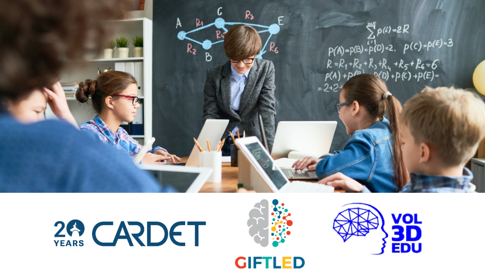 CARDET Projects GIFTLED & Vol3DEdu Recognised as Good Practices by the European Commission