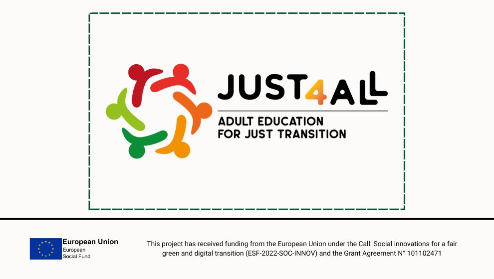 JUST4ALL Project: Empowering Adult Learning for a Just Transition