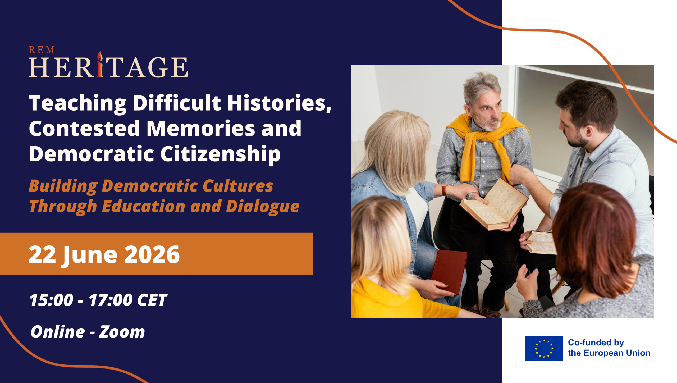 REM Heritage – Webinar: “Teaching Difficult Histories, Contested Memories and Democratic Citizenship”