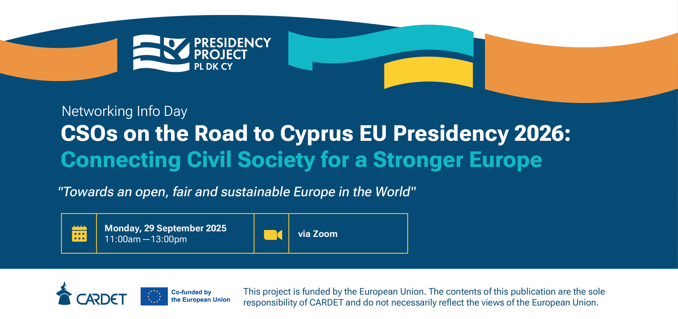 Webinar: CSOs on the Road to Cyprus EU Presidency 2026: Connecting Civil Society for a Stronger Europe