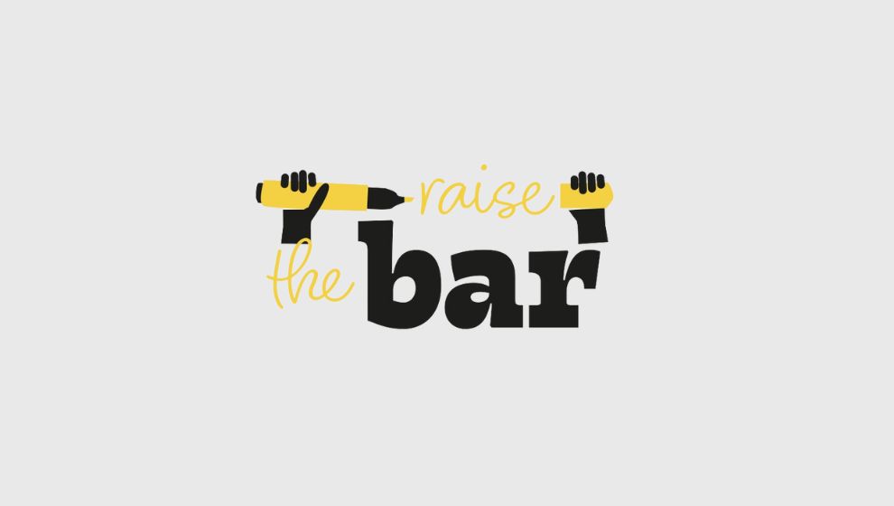 Raise the bar new project logo